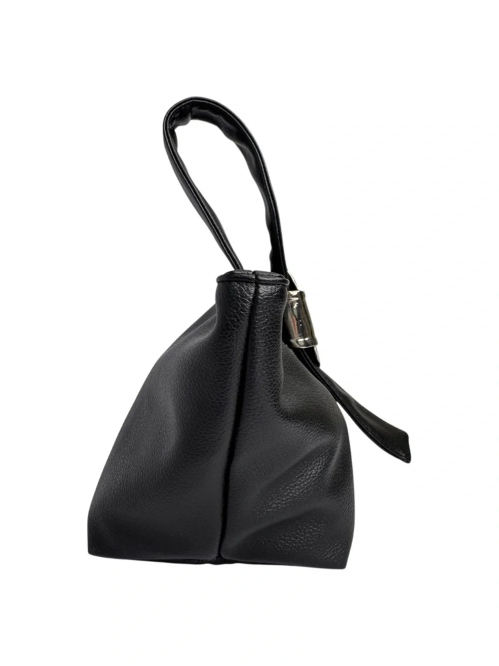 MERIT x Brandon Maxwell Signature Bag Black Sculptural Wrist Bag